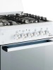 Плита для кухни IDEAL L 155 ГК Белая 60 см 4 Конфорки Духовка 65 л