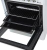 Плита для кухни IDEAL L 155 ГК Белая 60 см 4 Конфорки Духовка 65 л