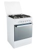Плита для кухни IDEAL L 155 ГК Белая 60 см 4 Конфорки Духовка 65 л