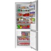 Двухкамерный холодильник Vestfrost VF 492 GLBL Черное Стекло 70см 461л