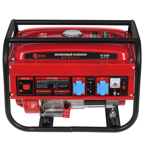 Генератор бензиновый EDON PT-3300 Ручной запуск 3.3 кВт IP20 