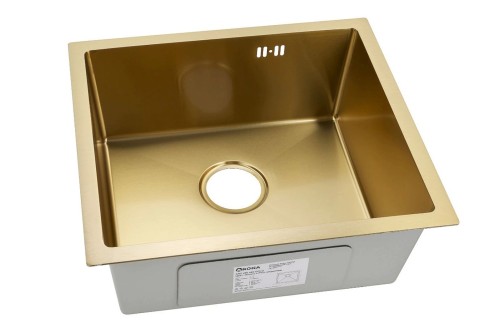 Мойка для кухни ARONA ARS 490*440 GOLD PVD NANO