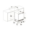 Встраиваемый однокамерный холодильник LEX RBI 102 DF Defrost