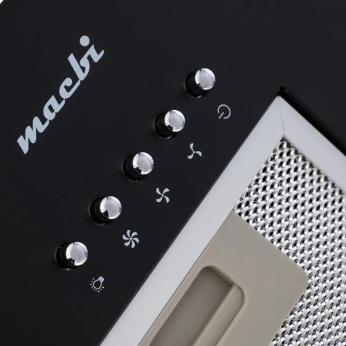 Вытяжка встраиваемая 60 см Macbi S-BOX-60 BLACK 850 м3/ч Черная