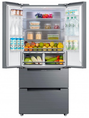 Холодильник Side by Side Midea MDRF631FGF23B Серебристое Стекло