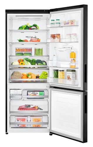 Холодильник двухкамерный LG GC-F569PBAM 70см инверторный черный матовый