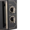 Микроволновая печь с грилем Midea Retro MG820CJ7-B2 Черная Ретро