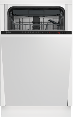 Посудомоечная машина 45см BEKO BDIS1W961 9 комплектов Узкая Электронное Управление