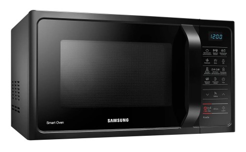 Микроволновая печь Samsung MC28H5013AK/BW Черная 900 Вт 28 л Гриль Конвекция Открывание механическое