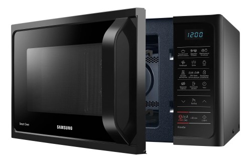 Микроволновая печь Samsung MC28H5013AK/BW Черная 900 Вт 28 л Гриль Конвекция Открывание механическое