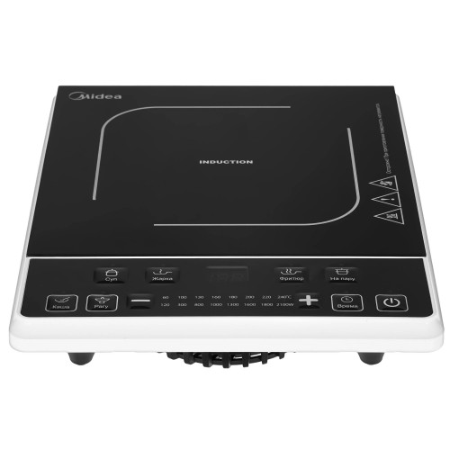 Варочная поверхность электрическая портативная Midea MC-IN2101 Черная 1 конфорка 2100Вт
