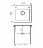 Мойка для кухни TOLERO CERAMIC GLASS TG-500 | Белый