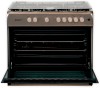 Плита для кухни Kraft KF-FSK9407AEXI Нержавейка 90см Духовка Электро 5 конфорок
