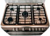 Плита для кухни Kraft KF-FSK9407AEXI Нержавейка 90см Духовка Электро 5 конфорок