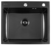 Мойка для кухни KANZLER KAS 550х500 BLACK PVD DECOR Черная Нержавеющая сталь