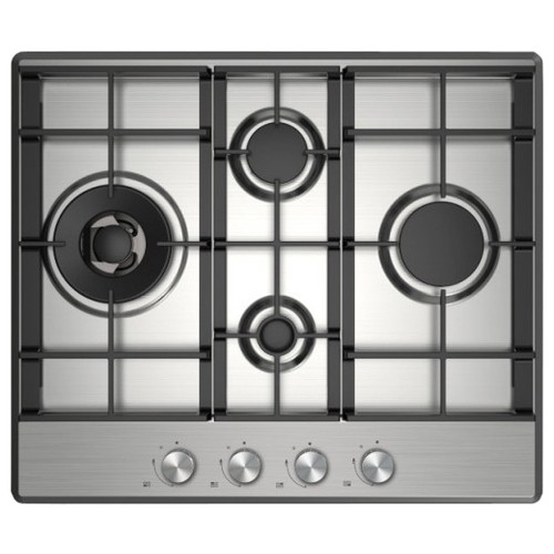 Варочная поверхность Midea MG697TX Нержавейка 4 газ конфорки WOK ГК
