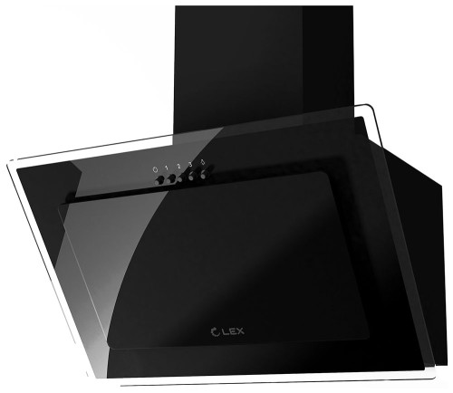 Вытяжка каминная наклонная Lex MIKA G 600 BLACK