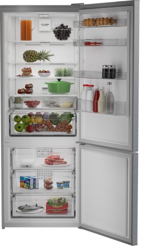 Холодильник 70см Hotpoint HFL 560I X Нержавеющая сталь 501 л Суперзаморозка Multi Fresh Zone