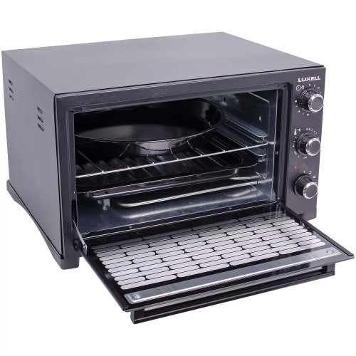 Мини-печь Luxell MO-36BL Черная 63л 1420Вт