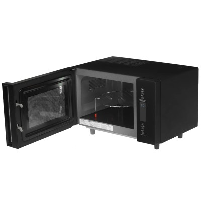 Микроволновая печь СВЧ HIBERG i-VM 4588 B Черная 25 л с керамическим дном 900 Вт Открывание Механическое