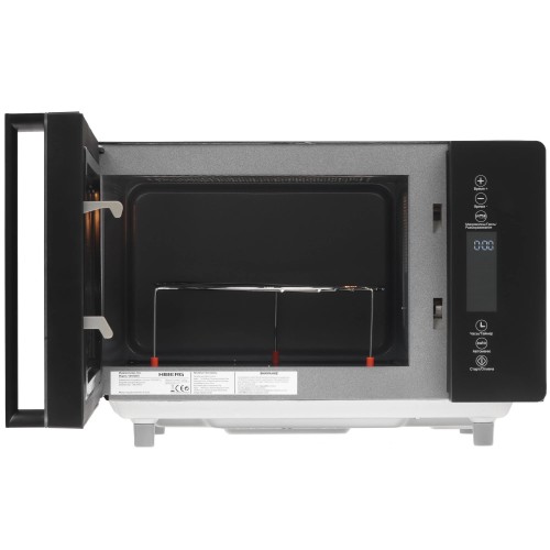Микроволновая печь СВЧ HIBERG i-VM 4588 B Черная 25 л с керамическим дном 900 Вт Открывание Механическое