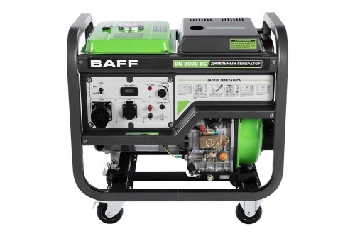 Генератор дизельный BAFF DG 8000 EC Электростартер 7,5 кВт 2,5 л/час
