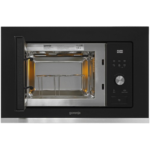 Встраиваемая микроволновая печь СВЧ Gorenje BMX201AG1BG 800 Вт 20 л Гриль Черная