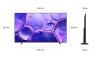 Телевизор Samsung UE65U8000FUXRU 4K UHD HDR10+ 60Hrz Tizen HDMIx3 USBx1