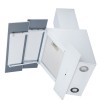 Вытяжка для кухни MACBI MTG60TL 1100 м3/ч Белое стекло каминная