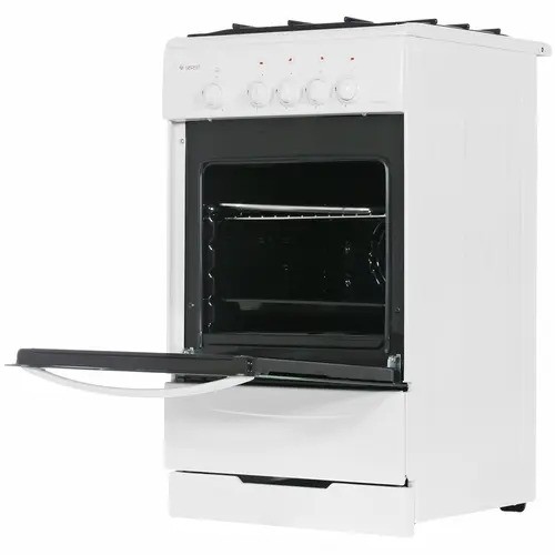 Газовая плита Gefest 3200-08 К33 Белая 50см 4 конфорки 42л ГК Стальные Решетки