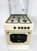 Плита для кухни 50 см VESTA-VALENCIA VGE 50 10-E Retro Бежевая 4 газ-конфорки Электро Духовки