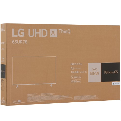 Телевизор LG 65UR78009LL Польша DLED 4K UHD 60 Гц webOS HDMIх3 USBх2